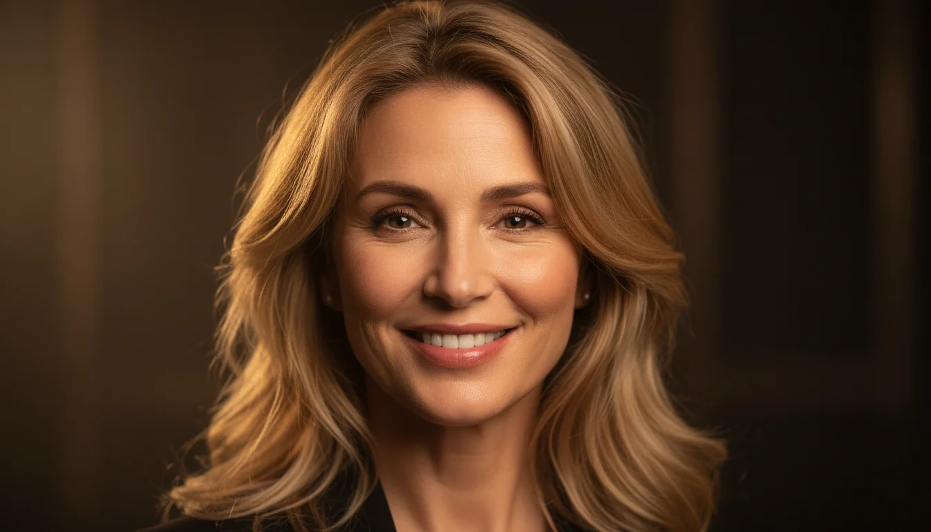 Strahlende Frau mit 45 Jahren - Energie und Vitalität