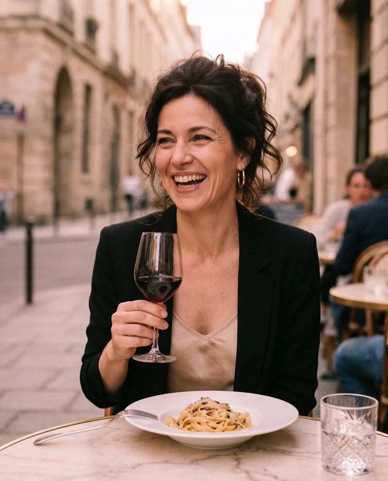 Pasta, Wein & Glow