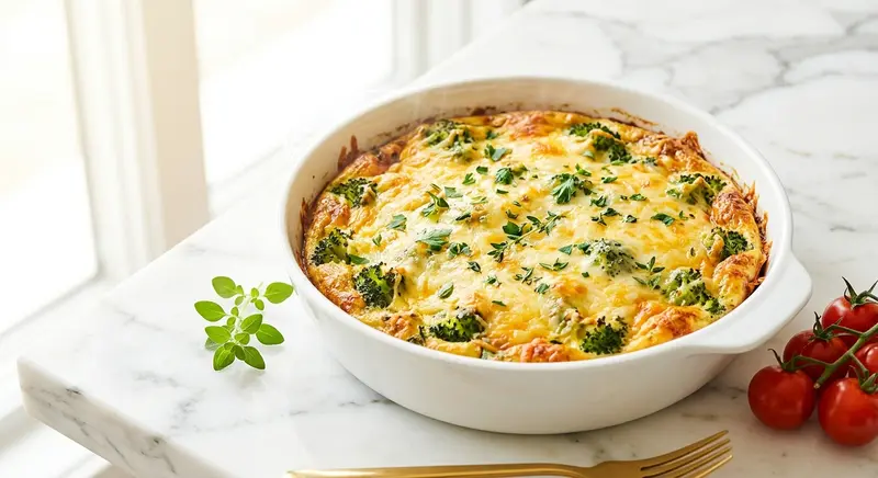 Brokkoli-Käse-Frittata