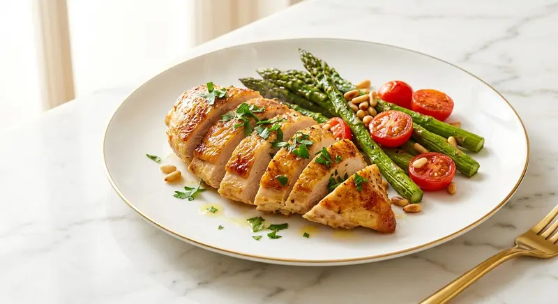 Hähnchen-Spargel-Pfanne