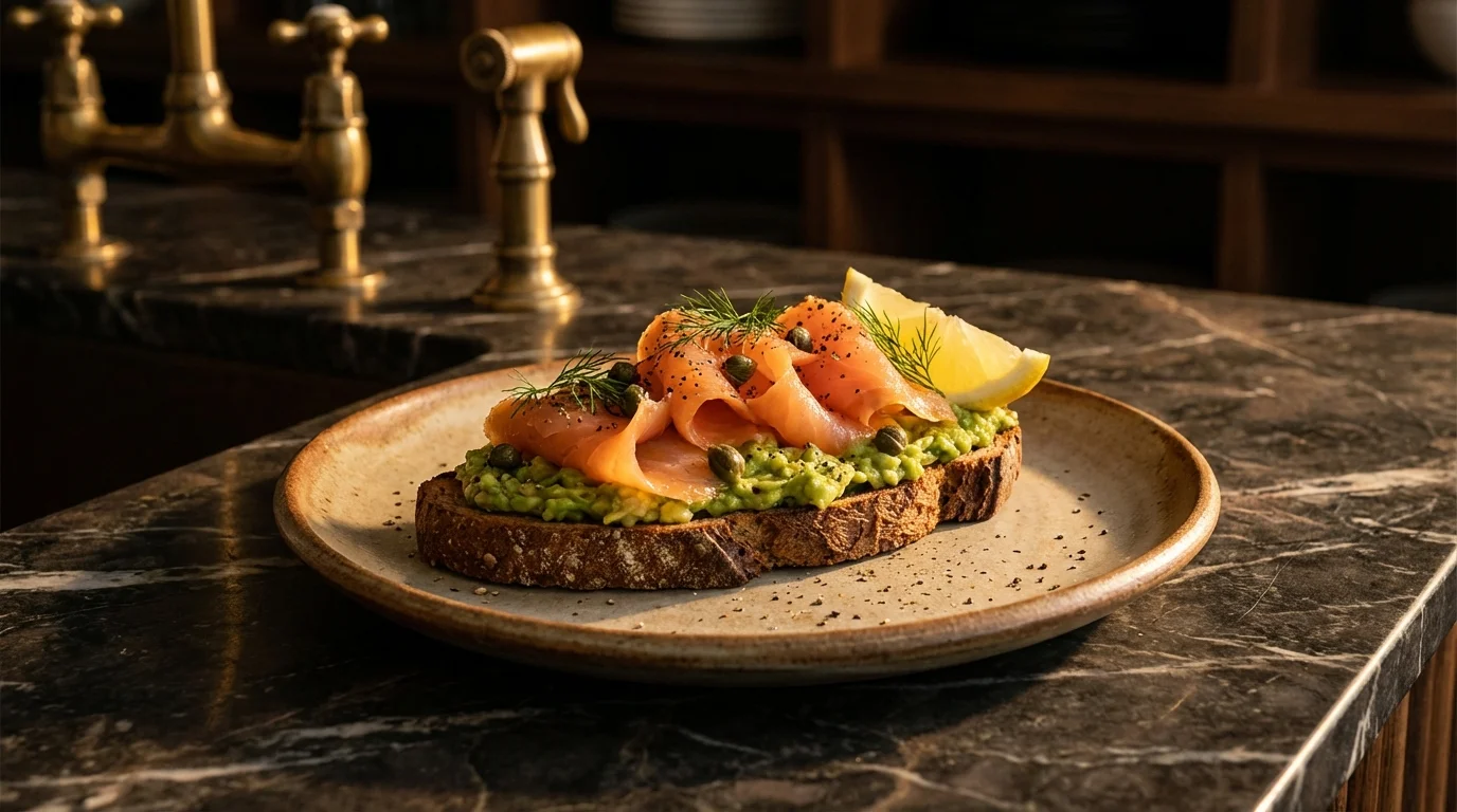Lachs-Avocado Toast